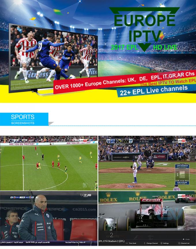 Штепсельная вилка & игра Ивиев Иптв Апк 720п -1080п футбола ЭПЛ умные для ПК планшета андроида